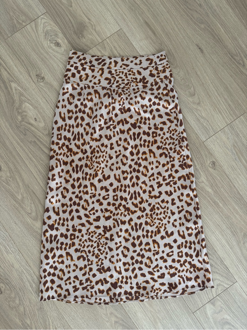 Free People Normani Leopard Midi Skirt